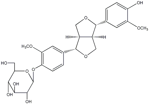 (+)松脂素-β-D-吡喃葡萄糖苷 CAS：69251-96-3 中药对照品标准品