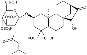 羧基苍术苷三钾盐 CAS：77228-71-8 中药对照品 标准品