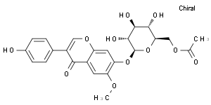 6''-O-乙酰黄豆黄苷 CAS：134859-96-4 中药对照品标准品