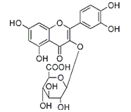 槲皮素-3-O-β-D-吡喃葡糖苷酸 CAS：22688-79-5 中药对照品标准品