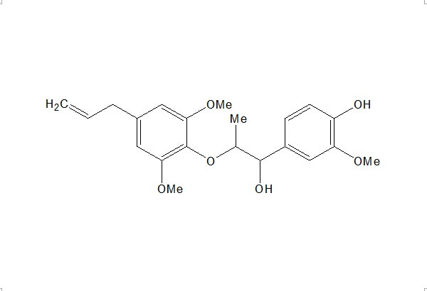 赤式-2-(4-烯丙基-2,6-二甲氧基苯氧基)-1-(4-羟基-3-甲氧基苯基)-