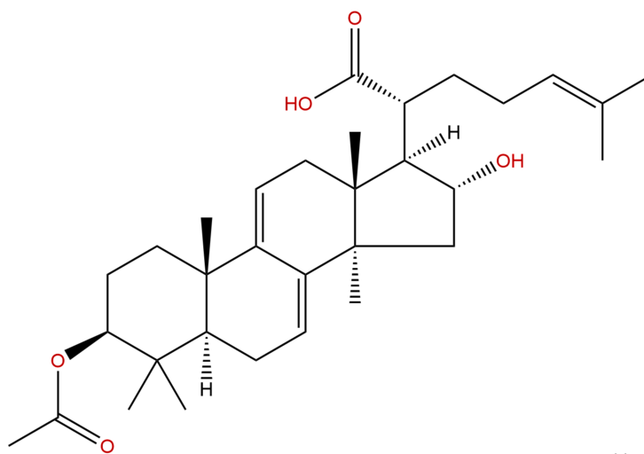  3-O-乙酰基-16α-羟基松苓新酸 CAS：168293-14-9 中药对照品