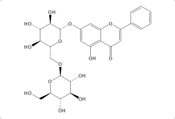 白杨素-7-O-龙胆二糖苷 CAS:88640-89-5 中药对照品标准品