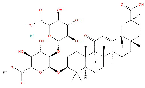 甘草酸二钾盐 CAS:68797-35-3 中药对照品标准品