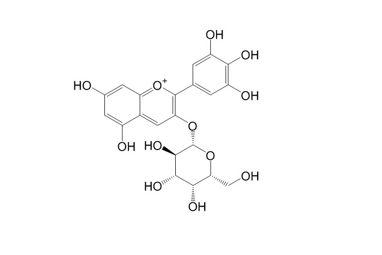 飞燕草素-3-O-半乳糖苷 CAS: 197250-28-5 中药对照品标准品