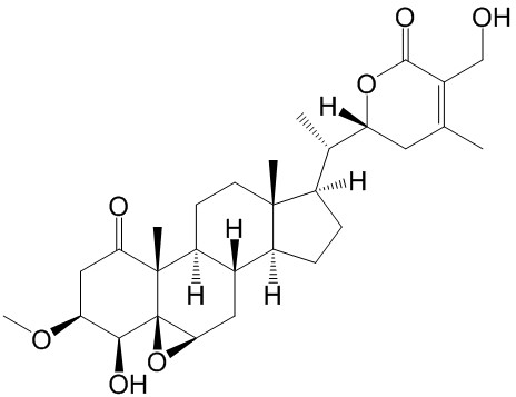  3β-Methoxy-2,3-dihydrowithaferin A CAS号：  73365-94-3 对照品标准品