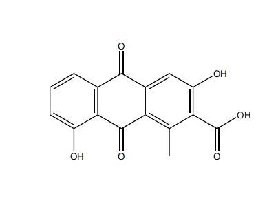 3,8-二羟基-1-甲基蒽醌-2-羧酸 | CAS No.69119-31-9