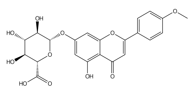 金合欢素-7-O-葡萄糖醛酸苷 | CAS No.38226-83-4