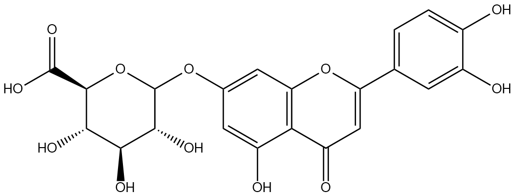 木犀草素-7-O-葡萄糖醛酸苷 | CAS No.29741-10-4