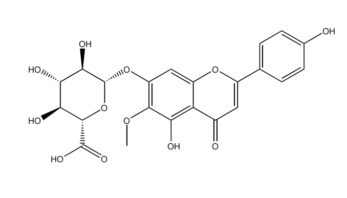 高车前素 7-O-β-D-葡萄糖醛酸苷 | CAS No.31105-76-7