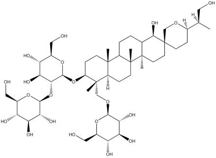 凤仙萜四醇 B-3-O-β-D-吡喃葡萄糖（2→1）-β-D-吡喃葡萄萄糖