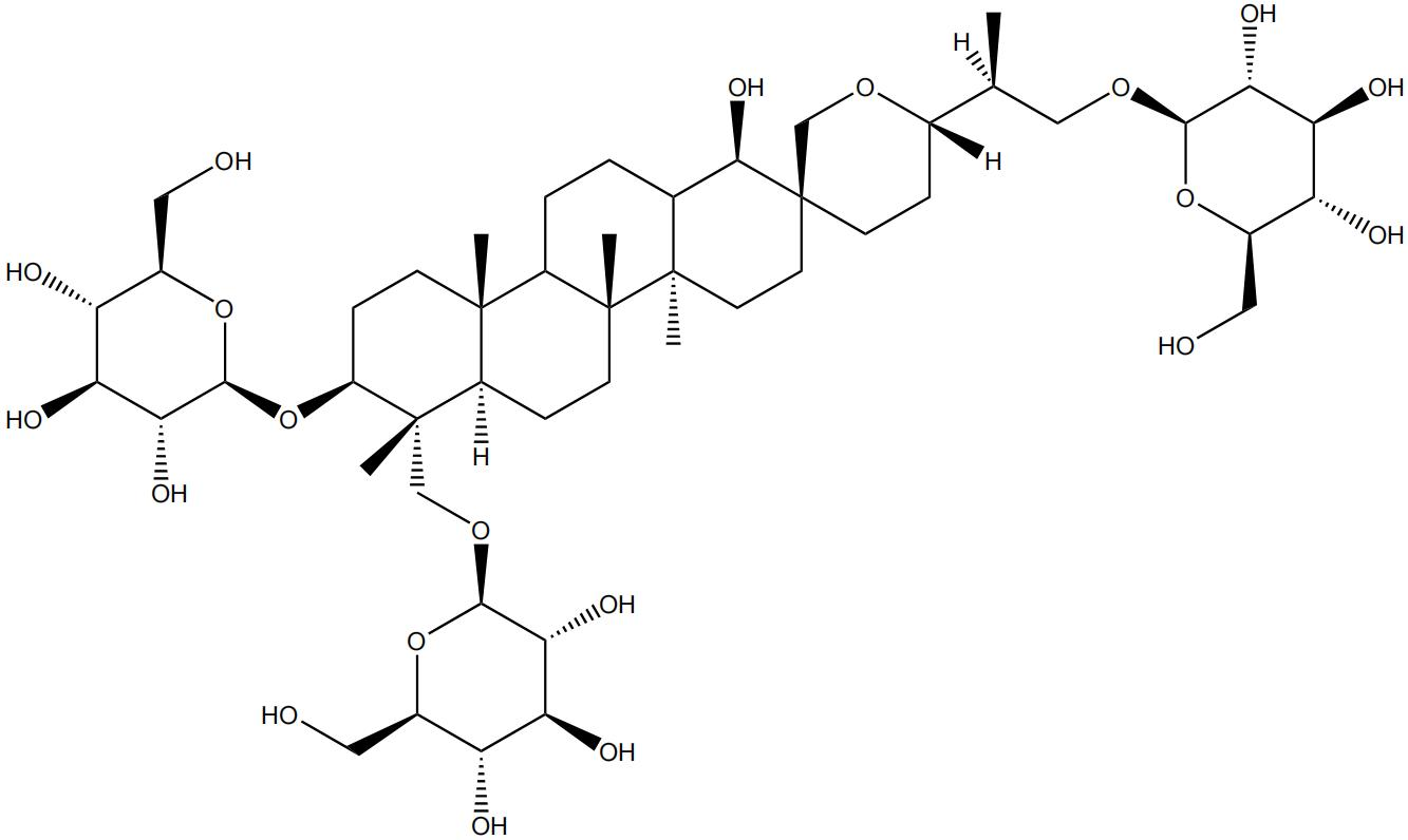 凤仙萜四醇 A-3-O-β-D-吡喃葡萄糖基-26-O-β-D-吡喃葡萄糖基 -28